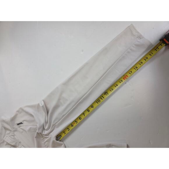 UNRL Interlock Quarter Zip White Golf Athleisure Large - Picture 3 of 7